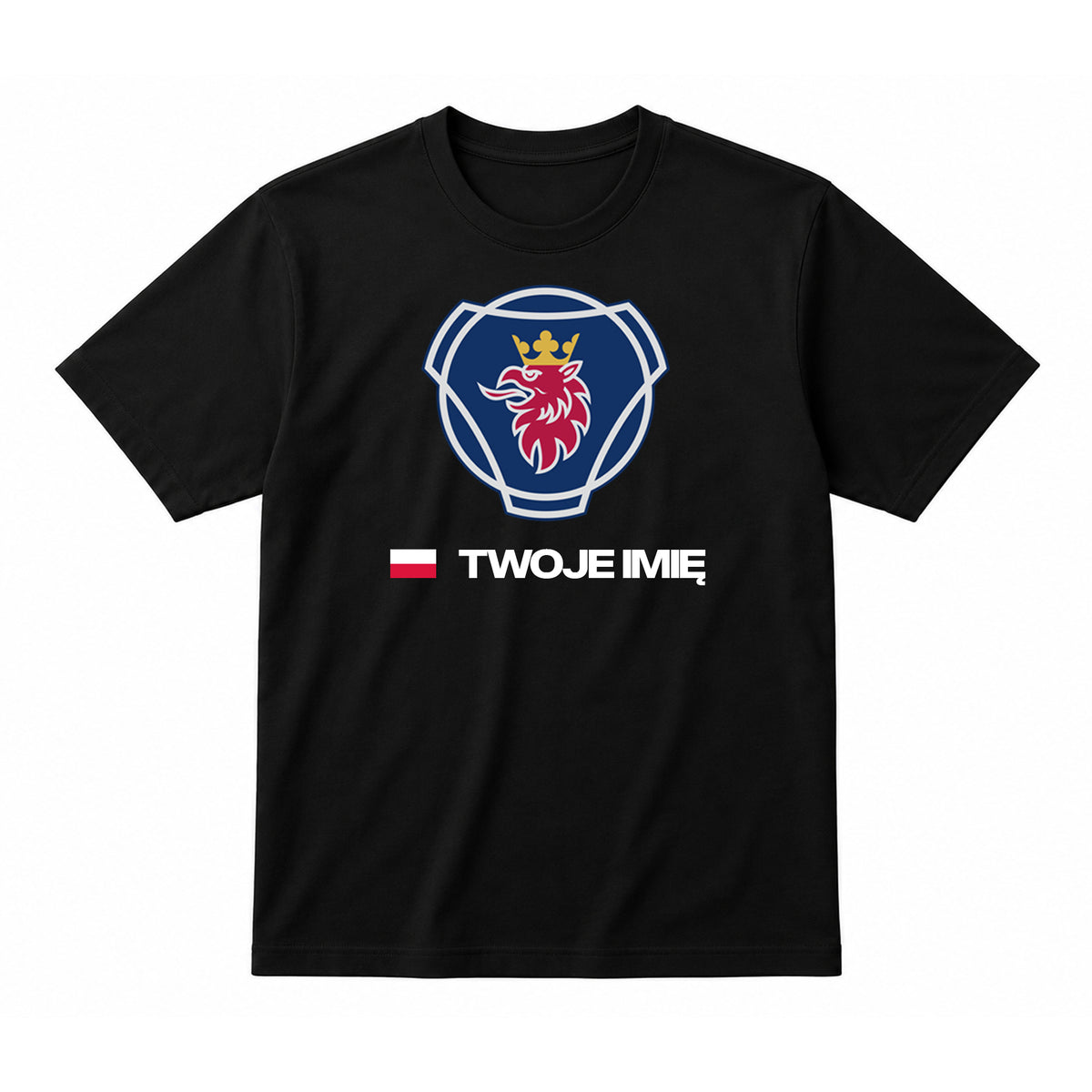 Koszulka 100% Bawełna - SCANIA z Imieniem
