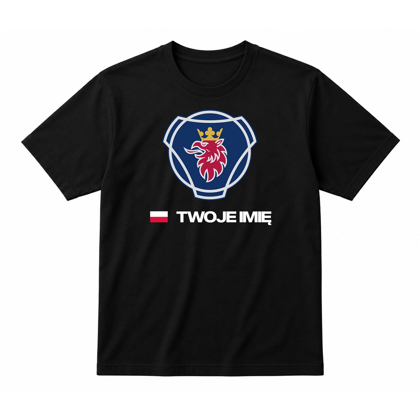 Koszulka 100% Bawełna - SCANIA z Imieniem